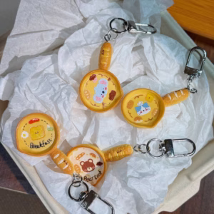 Mini frying pan keychain