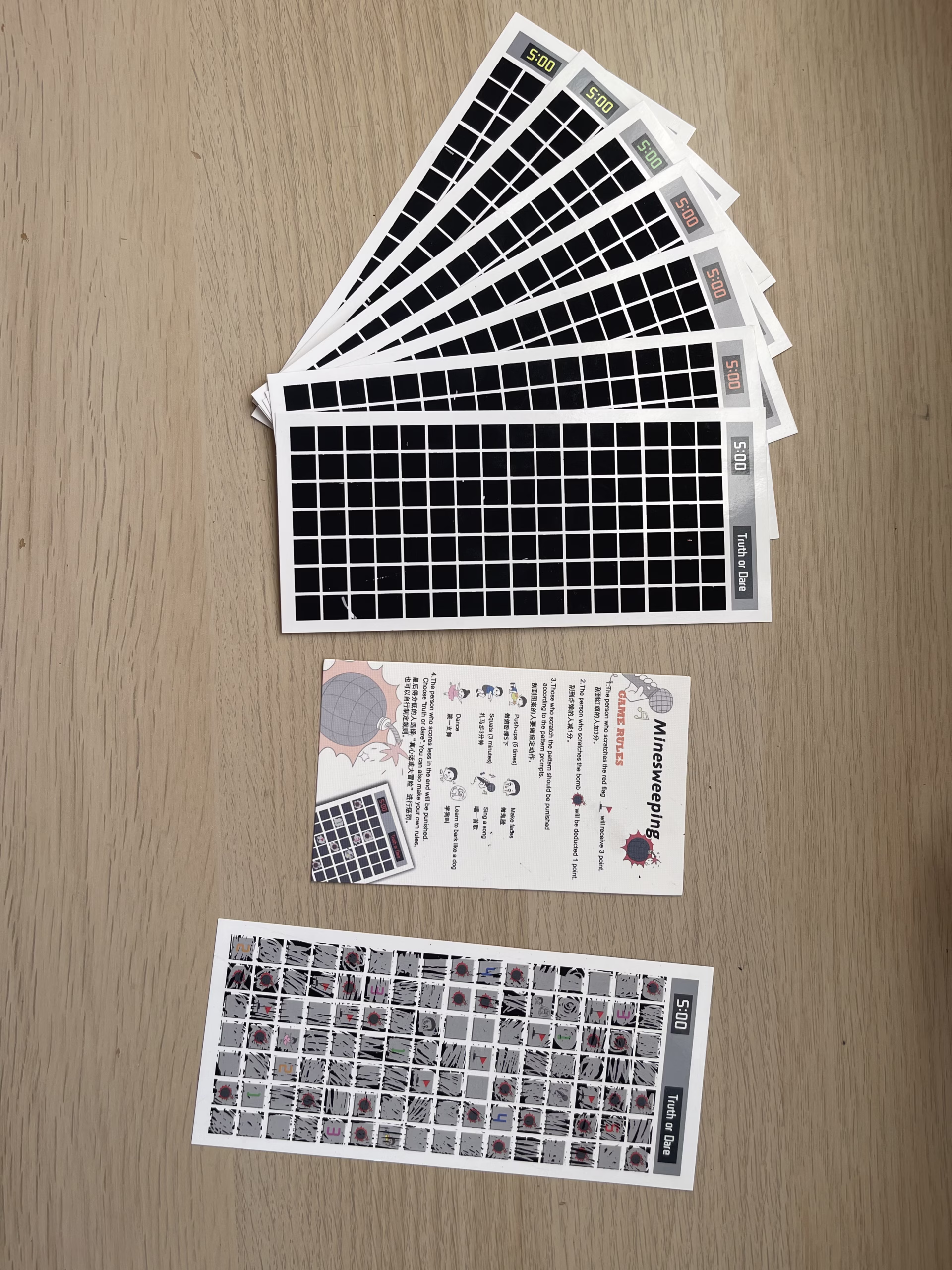 Minesweeping Scratch Off Game Cards - Image 6